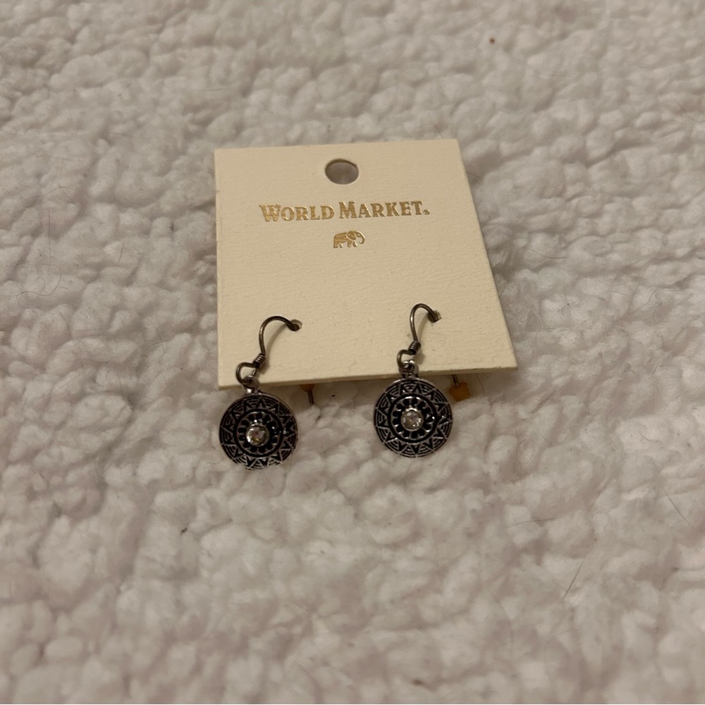 Earrings, Silver , Drop earrings